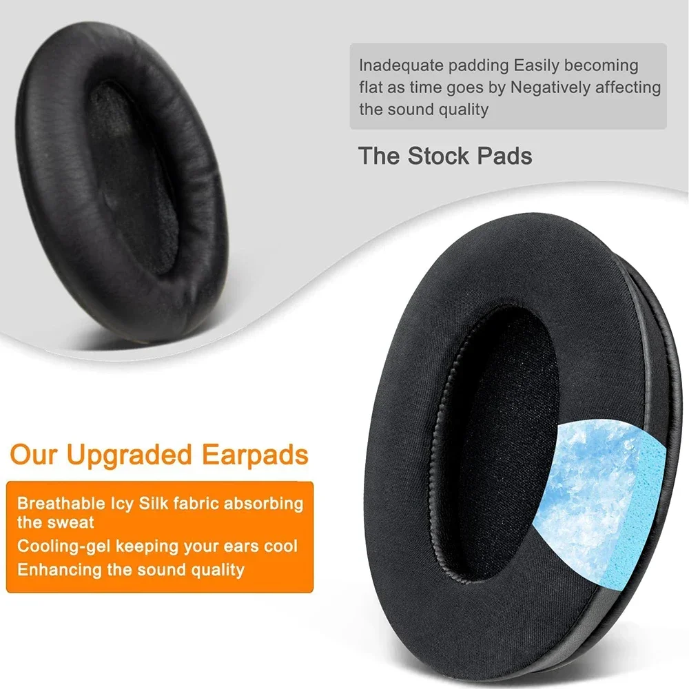 

Sport Cooling-Gel Replacement Ear Pads for Sony WH-1000XM3 (WH1000XM3) Headphones Ear Cushions, Headset Ear Cover