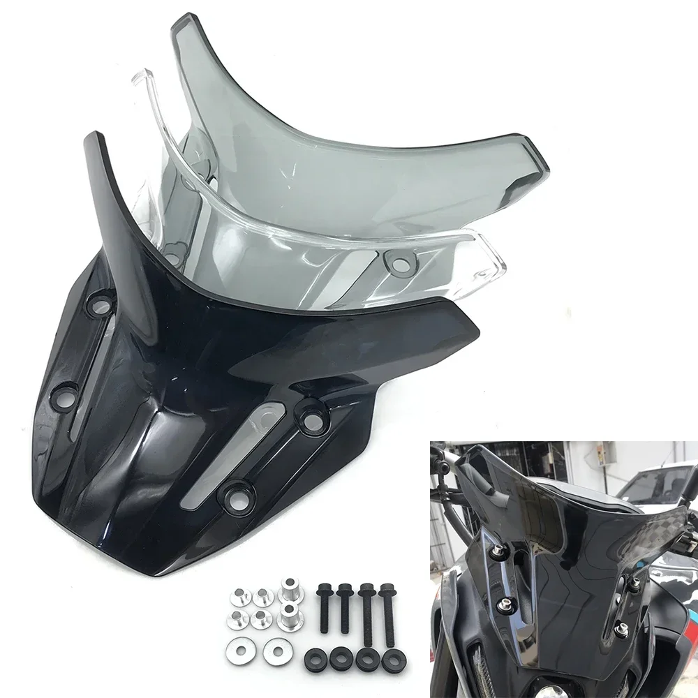 

Лобовое стекло для Yamaha MT-09 FZ-09 MT09 FZ09 2021 2022 2023, ветровое стекло, аксессуары для мотоциклов, обтекатель, дефлектор