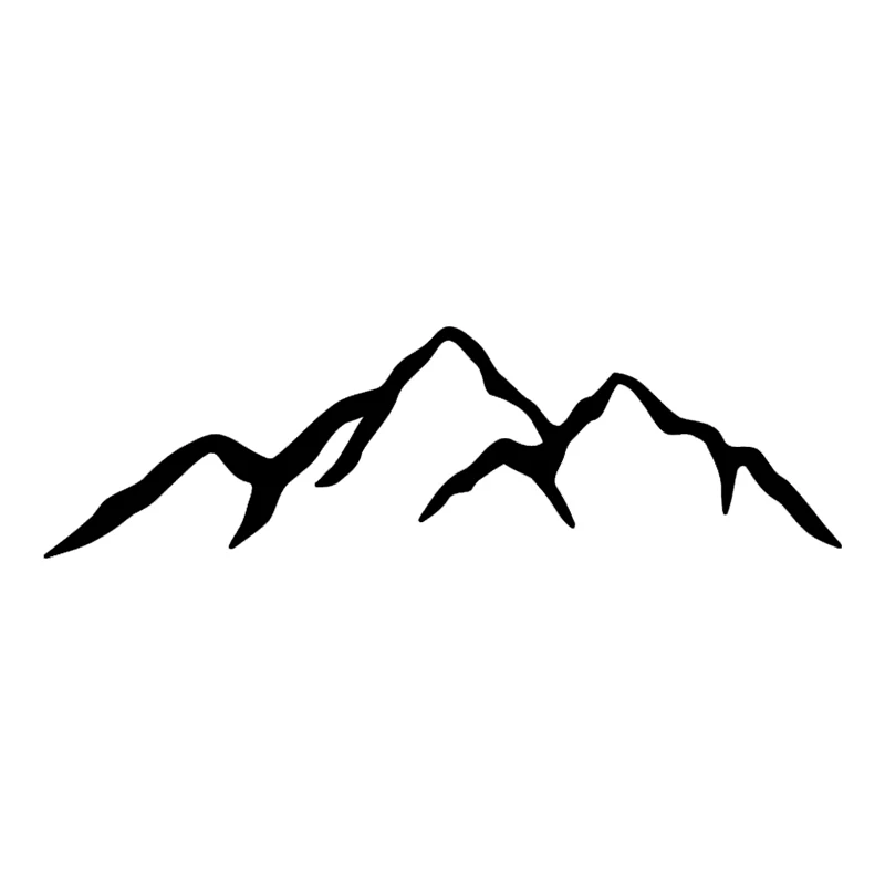 Mountain Adventure Camping Vinyl Car Decal Sticker for Cars Trucks Vans Walls Laptop, Waterproof Auto Decors k578#