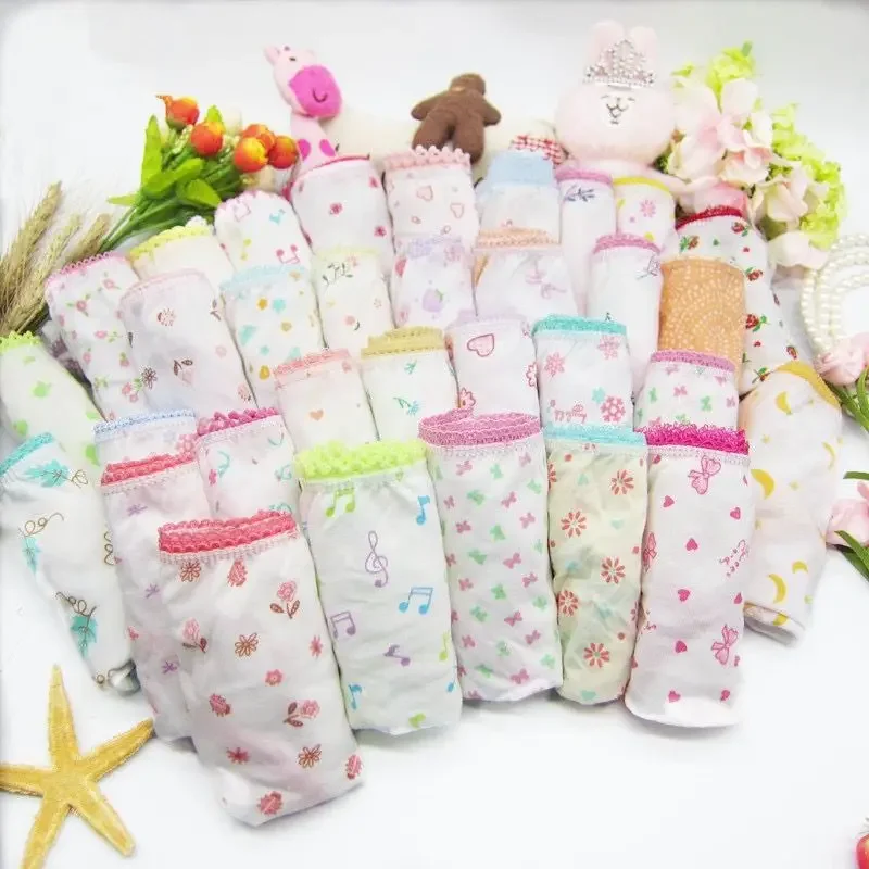 18Pc/Lot Soft Comfortalbe Baby Girls Underear Cotton Panties for Girls Kids Short Briefs