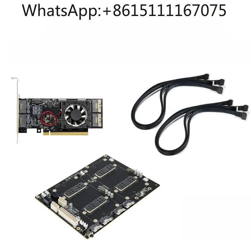 NVLink Lite SXM2-300G GPU Passthrough Baseboard Compatible With V100 SXM2 Computing Graphics Card Adapter PCB