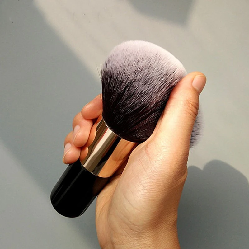 Pinceau de maquillage grande taille, brosse pour fond de teint en poudre, blush doux pour le visage, outils cosmétiques, 1 pièce