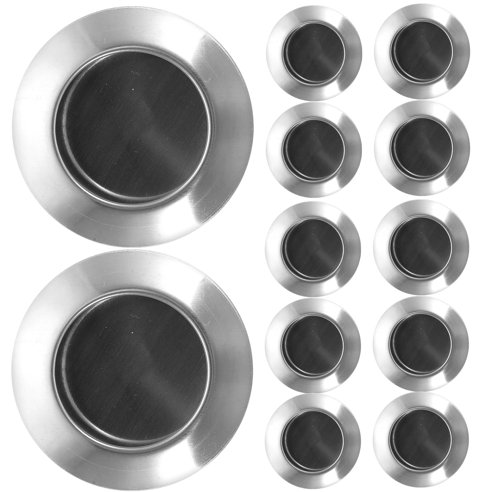 

16 Pcs Cabinet Handle Parts Stainless Steel Drawer Pulls Cabinet Handles Door Knobs For Dresser Knobs Furniture Accessories