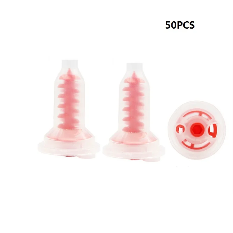 50 Puits De Mélange Dentaires Jetables – 2 Trous – Plateaux Empreinte Plastique Hygiéniques