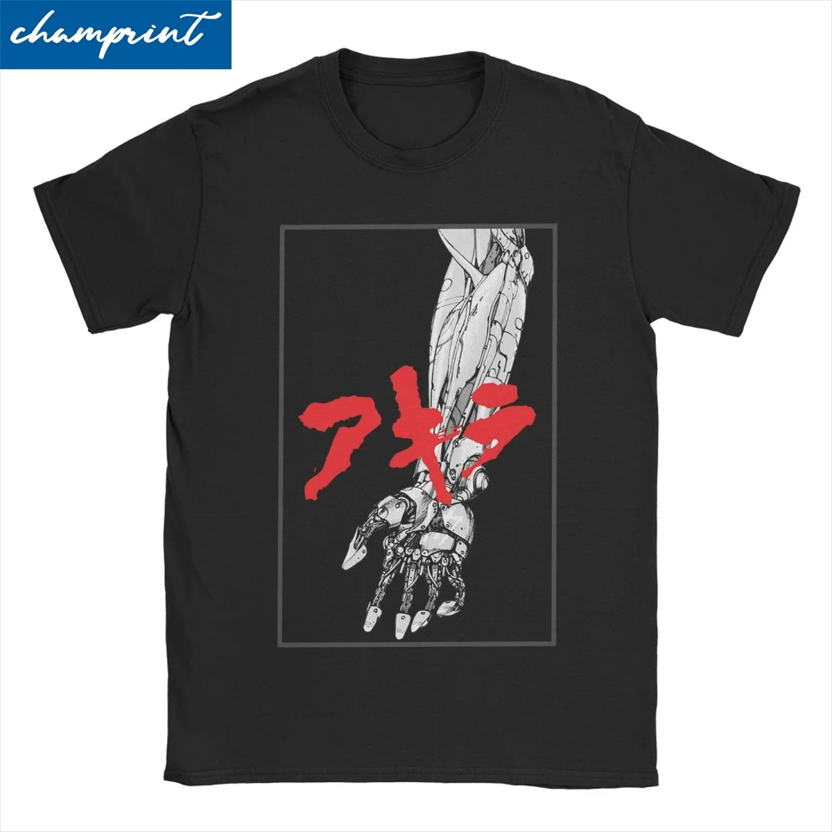 Men Women\'s T-Shirts Akira Arm Creative Pure Cotton Tees Short Sleeve Anime T Shirts Crew Neck Tops Gift Idea