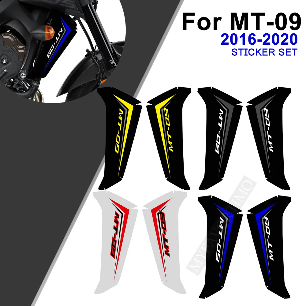 

For Yamaha MT09 MT FZ SP 09 09SP Motorcycle Fuel Tank Pad Body Sticker Front Wheel Fender Windshield Decal Kit 2016 - 2020