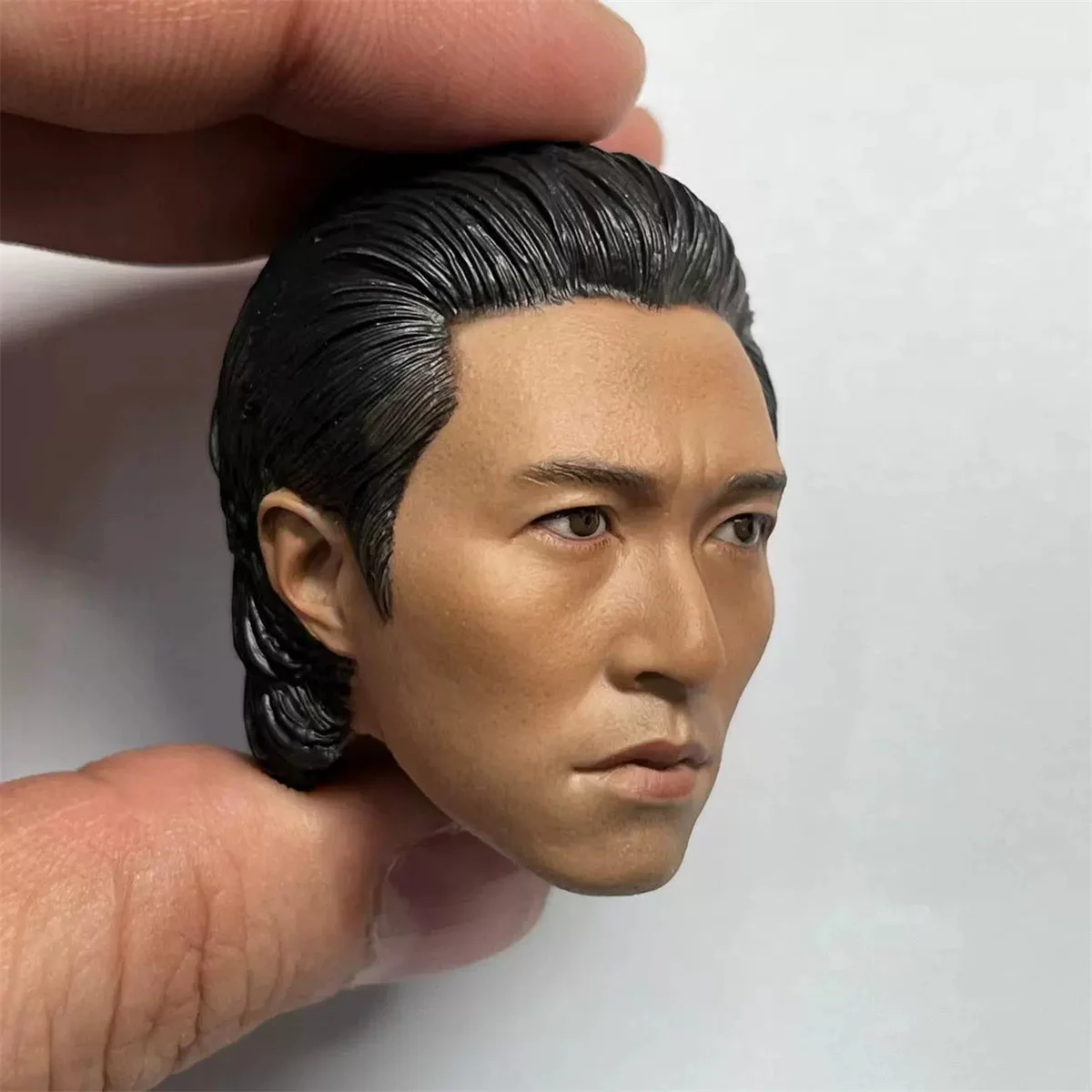 Stephen Chow Male Head Carving Star Toys  Asia Singer Actor Soldier  painted Model 1/6 Scale  Action Figure Body  Hobbies