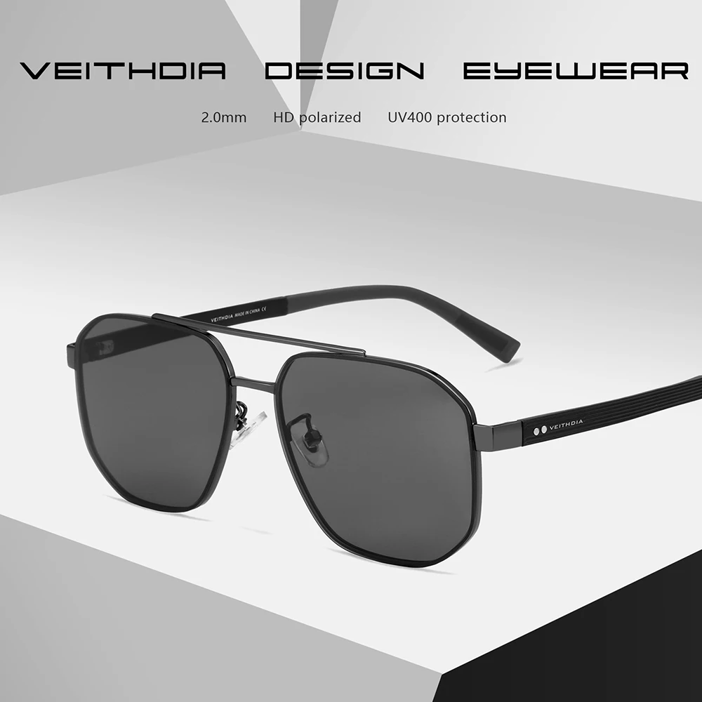 veithdia-真新しいスクエアファッションサングラスユニセックス偏光-uv400-レンズアウトドアスポーツ運転眼鏡男性-女性用-vfa8280