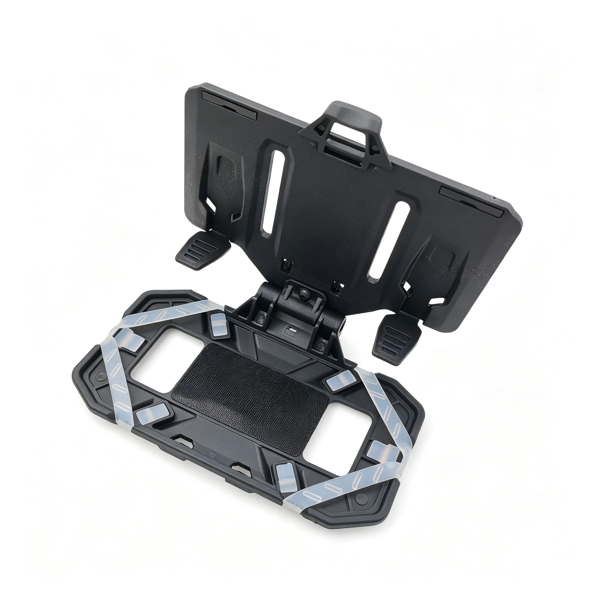Folding Navigation Board Tactical Vest Phone Holder MOLLE Quick Access Chest Mount Outdoor Mobile Phone Admin Panel Carrier Case