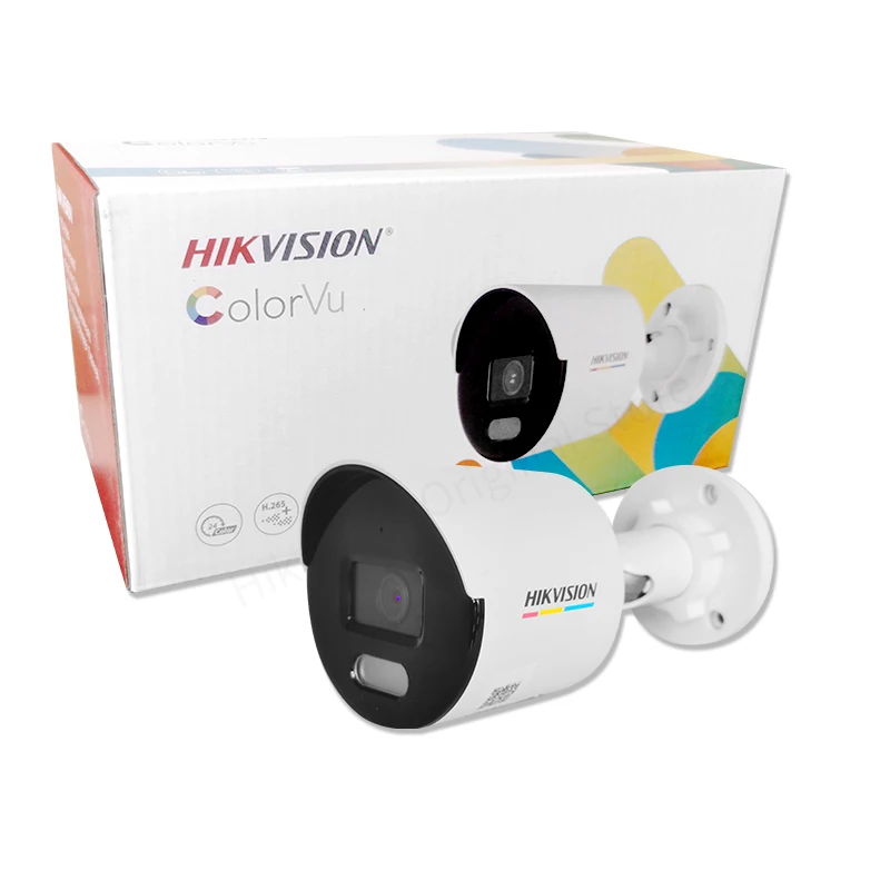 Imagem -06 - Hikvision-outdoor Security Cctv Câmera Detecção de Veículo Humano Microvisor Embutido Cartão sd Ip67 4mp Colorvu Ds2cd1047g2-luf Full Color