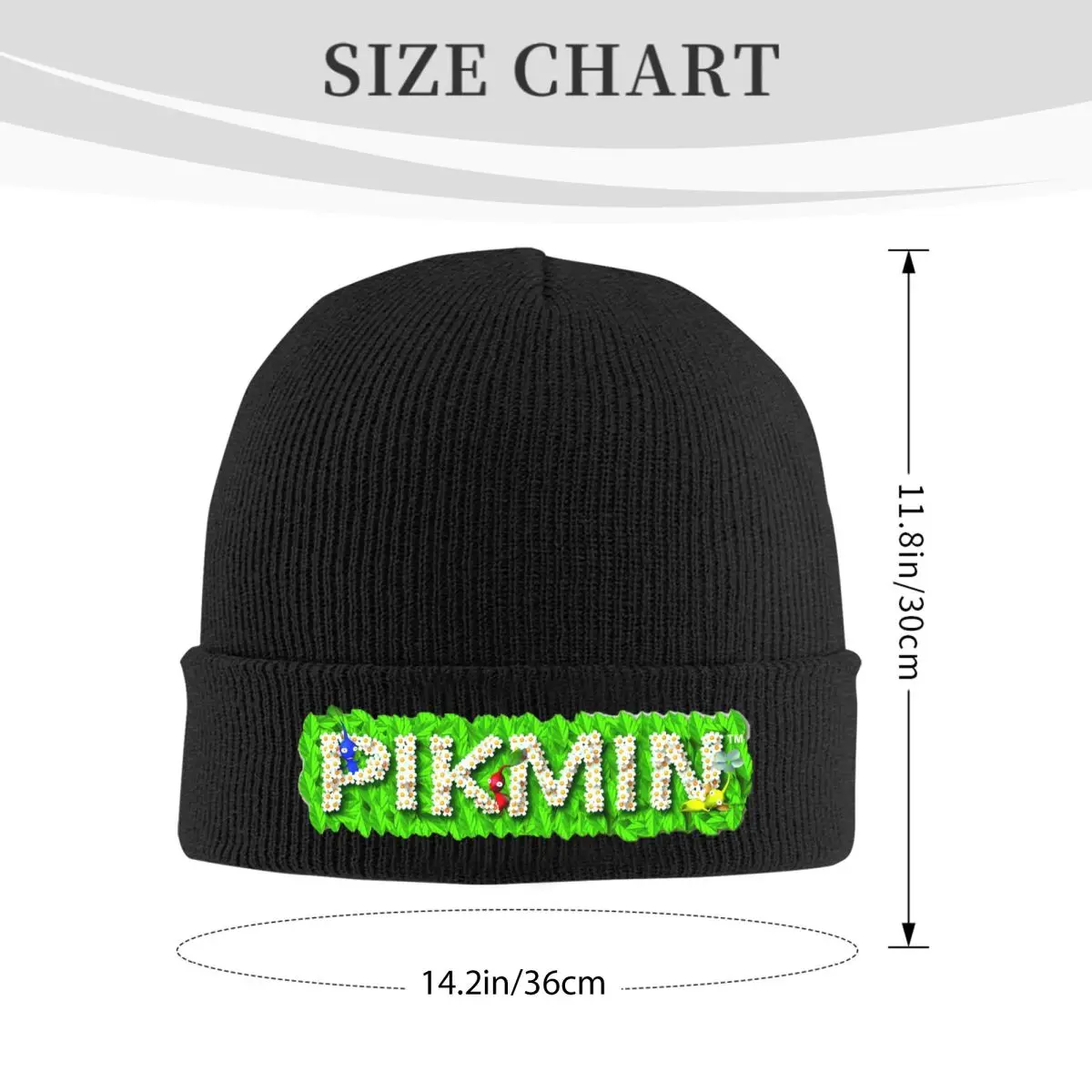 Pikmin Logo Bonnet Hats Beanie Hats Custom Knit Hat Spring Casual Unisex Adult Hippie Elastic Cap