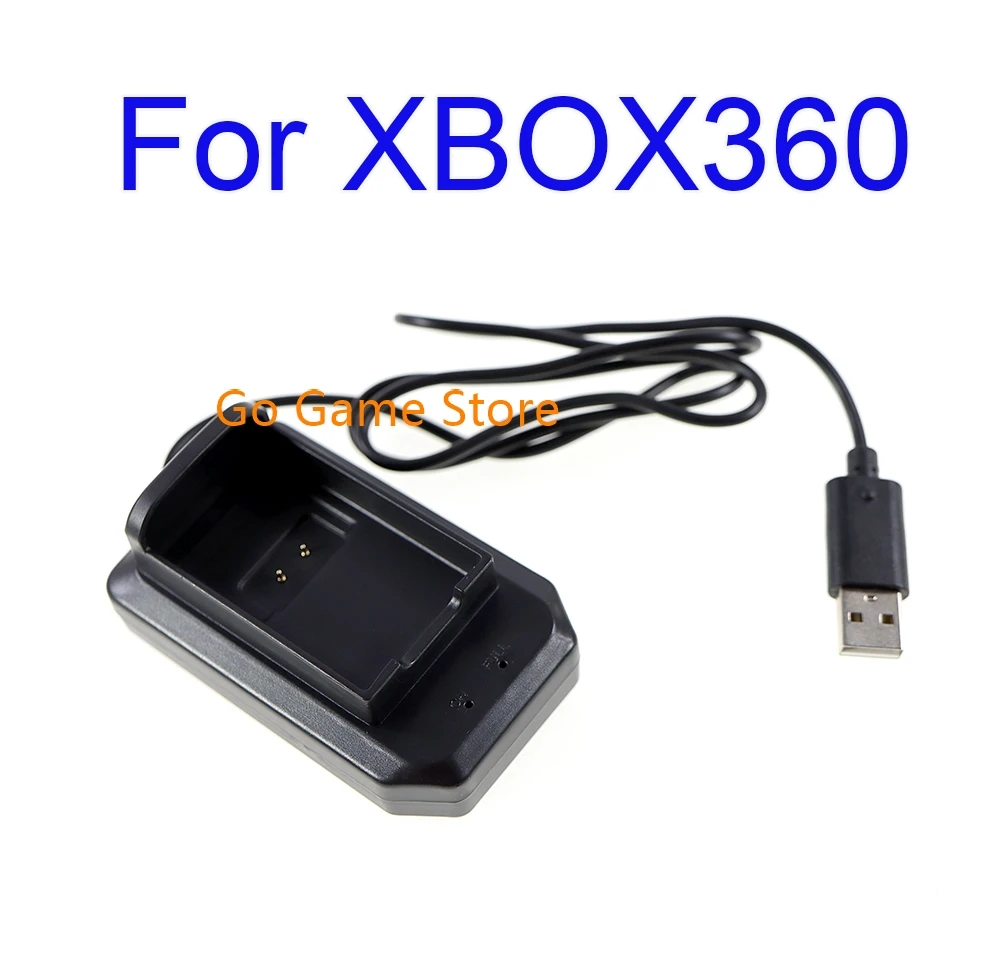 1pc Wireless Controller Portable USB Battery Pack Charging Charger Dock Station for Xbox360