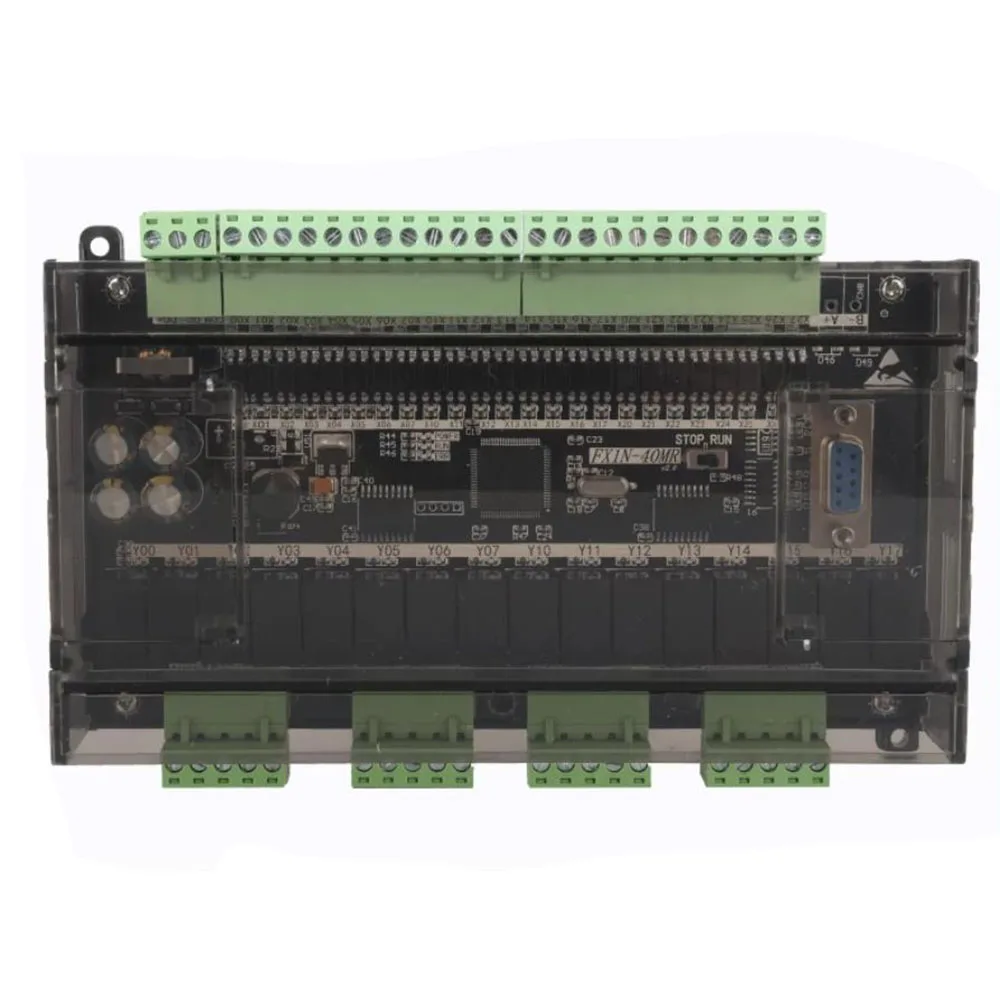 PLC industrial control board FX1N 40MR 24 input 16 relay ouput RS485 MODBUS RTU communication DC24V