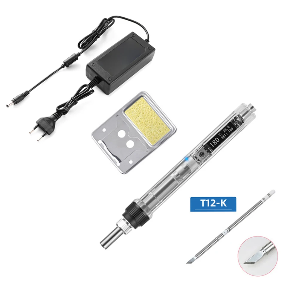 T12 elektrischer Lötkolben DC 12-24V 72W Hochleistungs-Schweiß werkzeug mit einstellbarer Temperatur von 200 bis 450