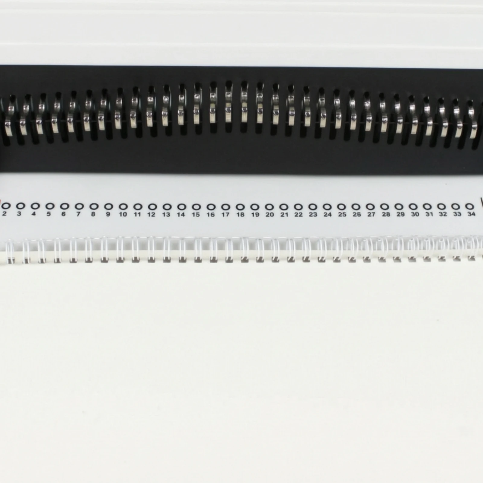 Manual Wire Binder with 34-Hole Punching Layout Long-Lasting Manual Wire Binding Machine Adjustable Margin Sturdy