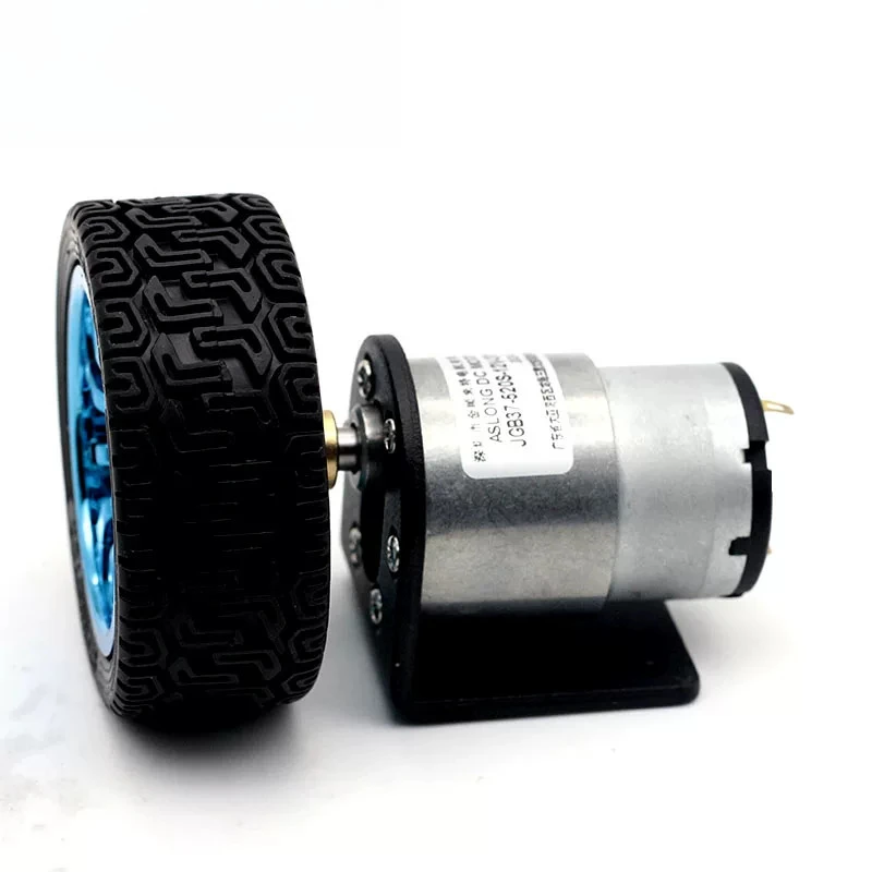 Moteur à engrenages miniature DC ASLONG JGB37-520 pour voiture jouet, toilettes intelligentes, meubles, moteur 24V DIY