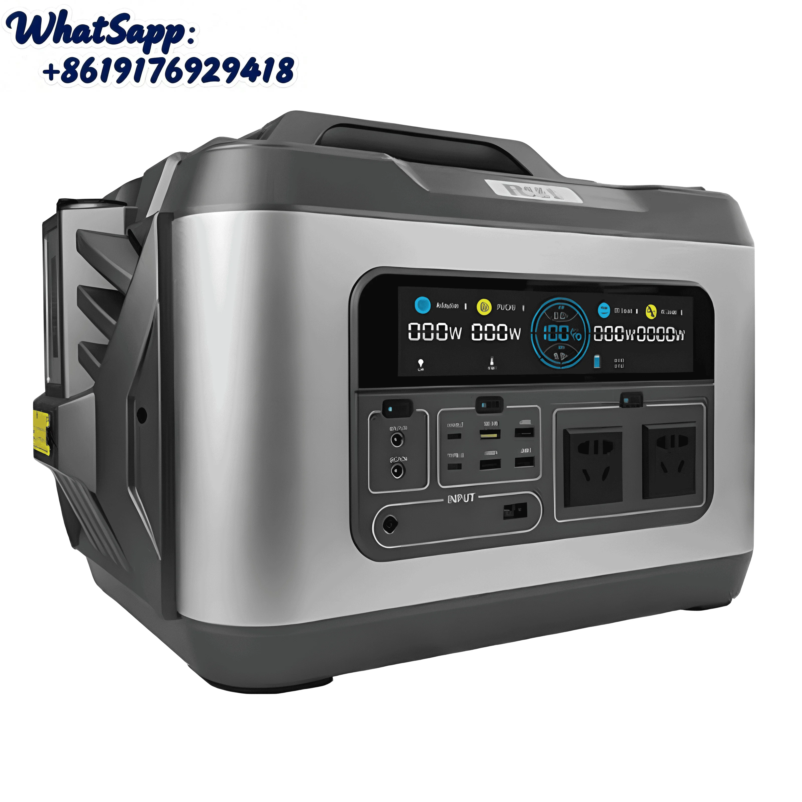 

Portable 220V Lithium Iron Phosphate Solar Panel Power Large Capacity Fast Charging Supports EU US AU Outdoor Use Car Power MPPT