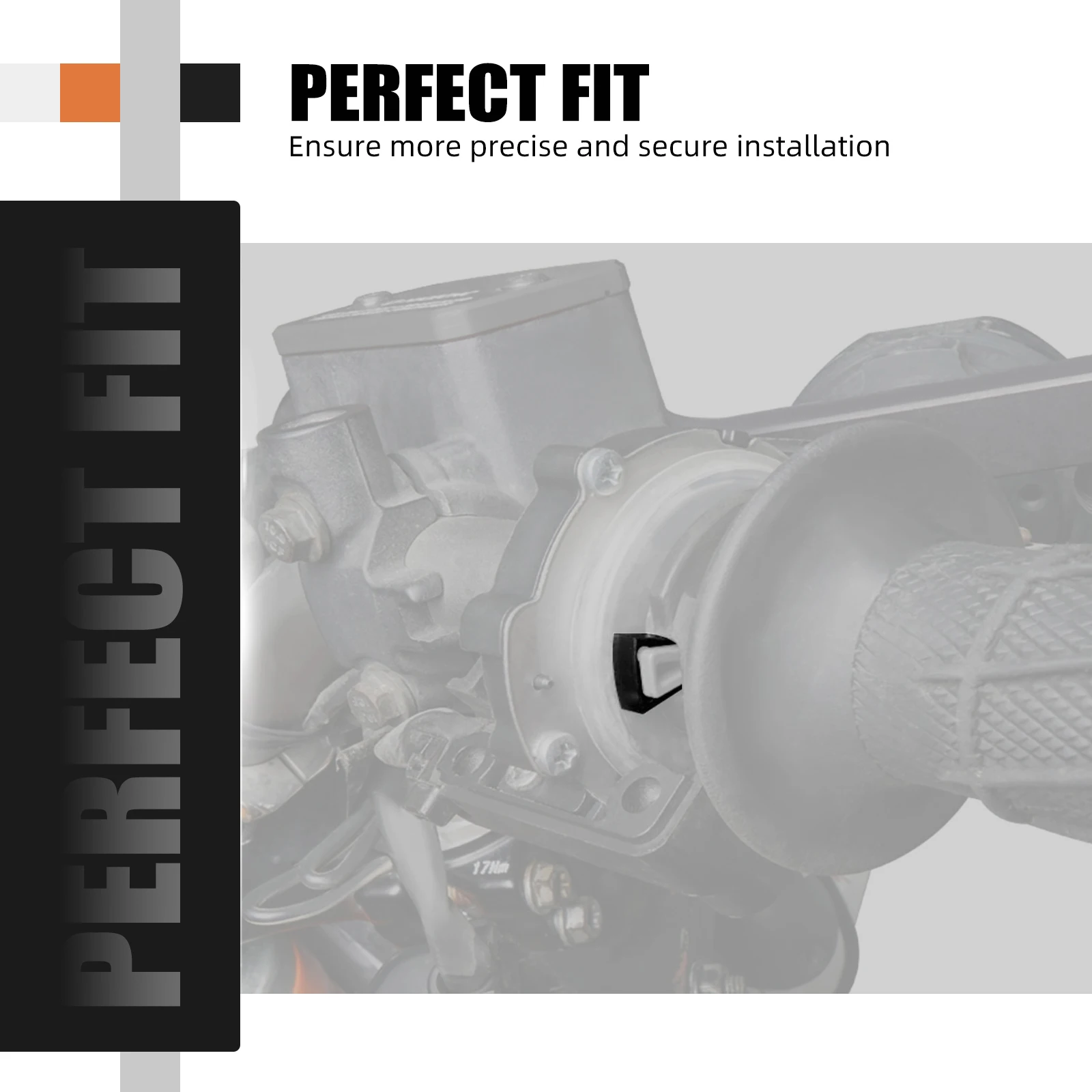 NICECNC Für KTM 690 Duke Enduro R SMCR 2014–2024, Gas-Distanz-Set für KTM 1290 Super Duke R 1190 Adventure 2014–2016 – Detail 7