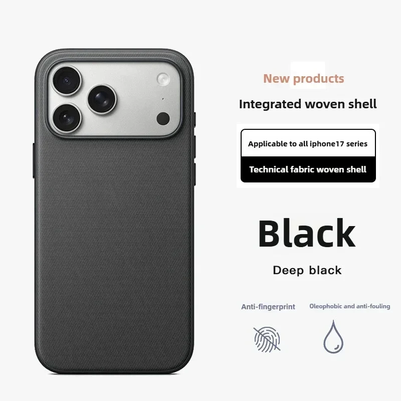 TechWoven hoesje voor iPhone 17 Pro Max voor magnetische Tech Woven hoes voor Apple 17 Pro luxe beschermhoes.