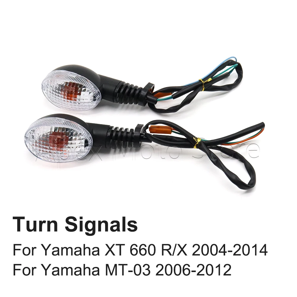 

For Yamaha MT03 2006-2012 XT660 XT 660 660R 660X 2004-2014 Motorcycle Accessories Front Rear Turn Signals Light Indicators