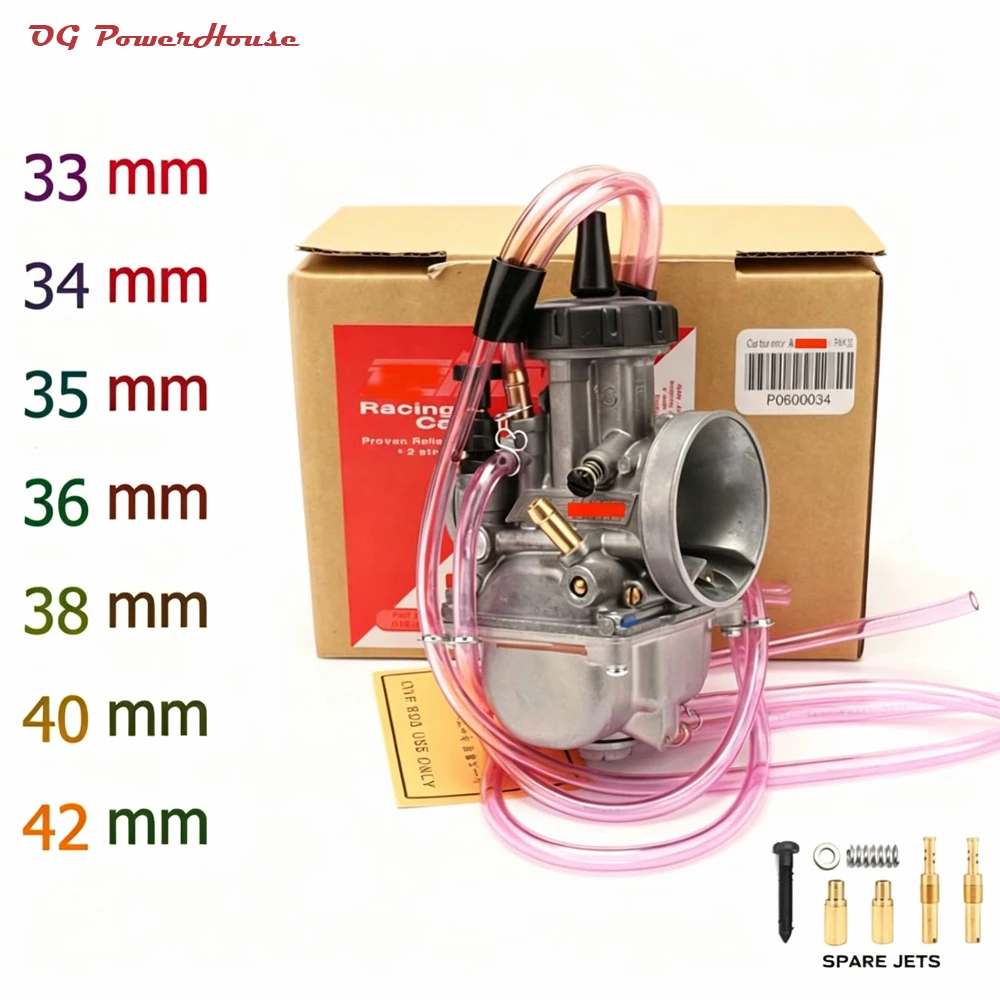 Motorcycle Parts PWK36 33 34 35 38 40 42mm Carburetor For ATV Quad Go Kart Dirt Bike YZ250 KTM250 CR250 RM250 CR500 RD350 TRX250