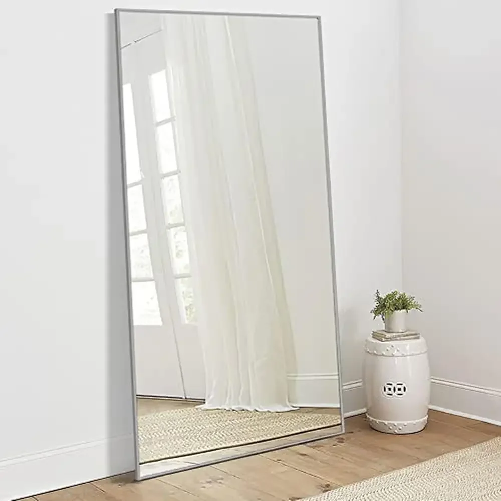 Oversized Horizontal/Vertical Mirror Multi-Layered Frame Aluminum Alloy Bedroom Dressing Explosion-Proof Installation Mirror