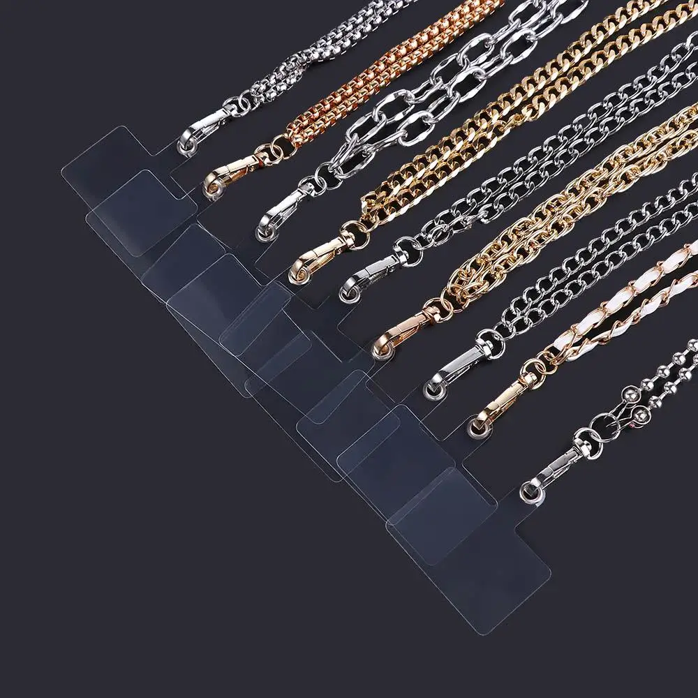 ジュエリーロング電話チャームバッグチェーン電話ストラップ金属電話ストラップクロスボディ電話チェーン電話ネックストラップ電話ケースぶら下げ