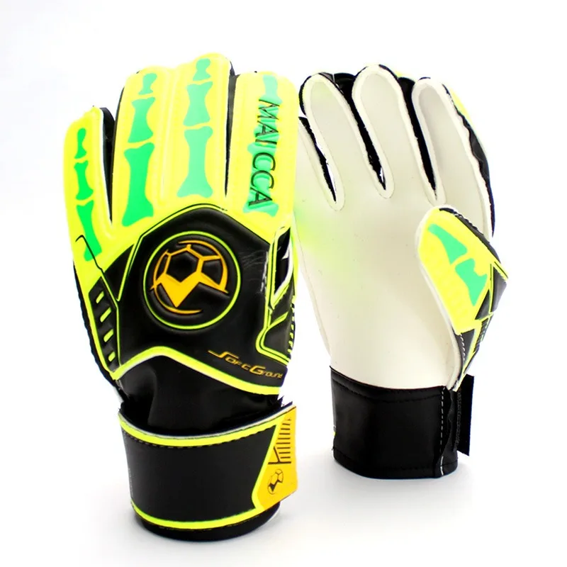 Soccer Goalkeeper Gloves for Kids Latex Anti-collision Football Gloves with Finger Protector Professional Football Goalie Gloves