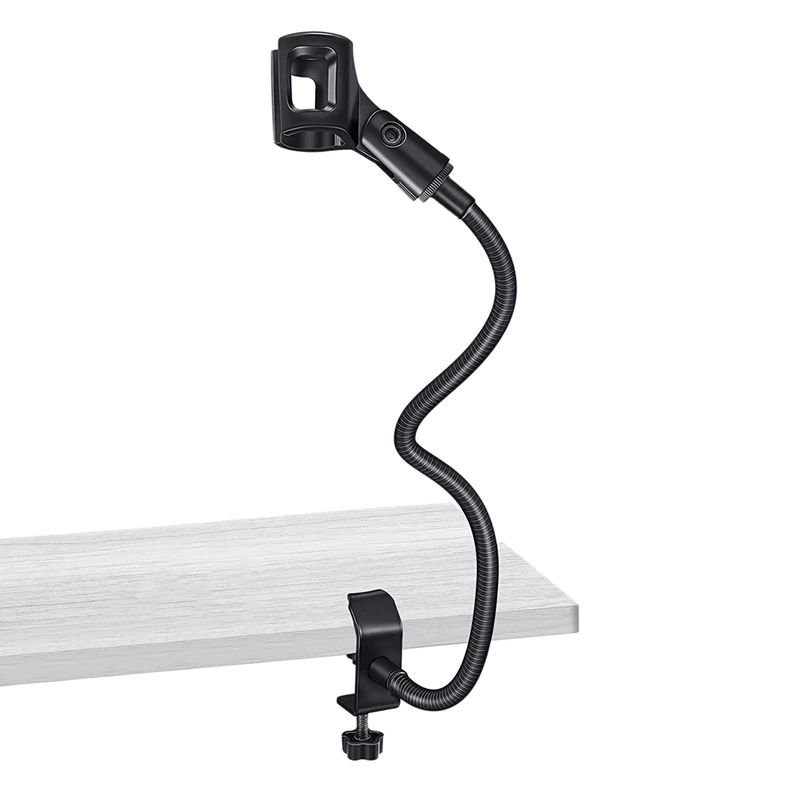 

Smart-3X Microphone Stand Flexible Gooseneck Desk Clamp Holder Microphone Arm Recording Equipment For Meeting Lecture Podcast