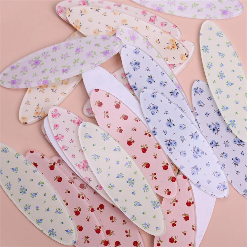 

Новое поступление, 50 шт./лот, цветные акриловые бусины с цветочным узором и геометрическим принтом, овальной формы, для самостоятельного изготовления украшений, аксессуаров для одежды и волос.