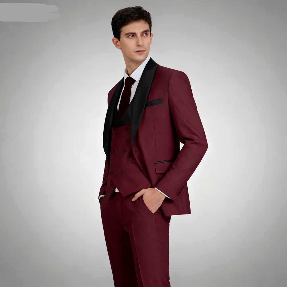 

Elegant Men's Suit Casual Business Wedding Home Work Coats Suits Set Modern Tailored Men's Terno Fashion