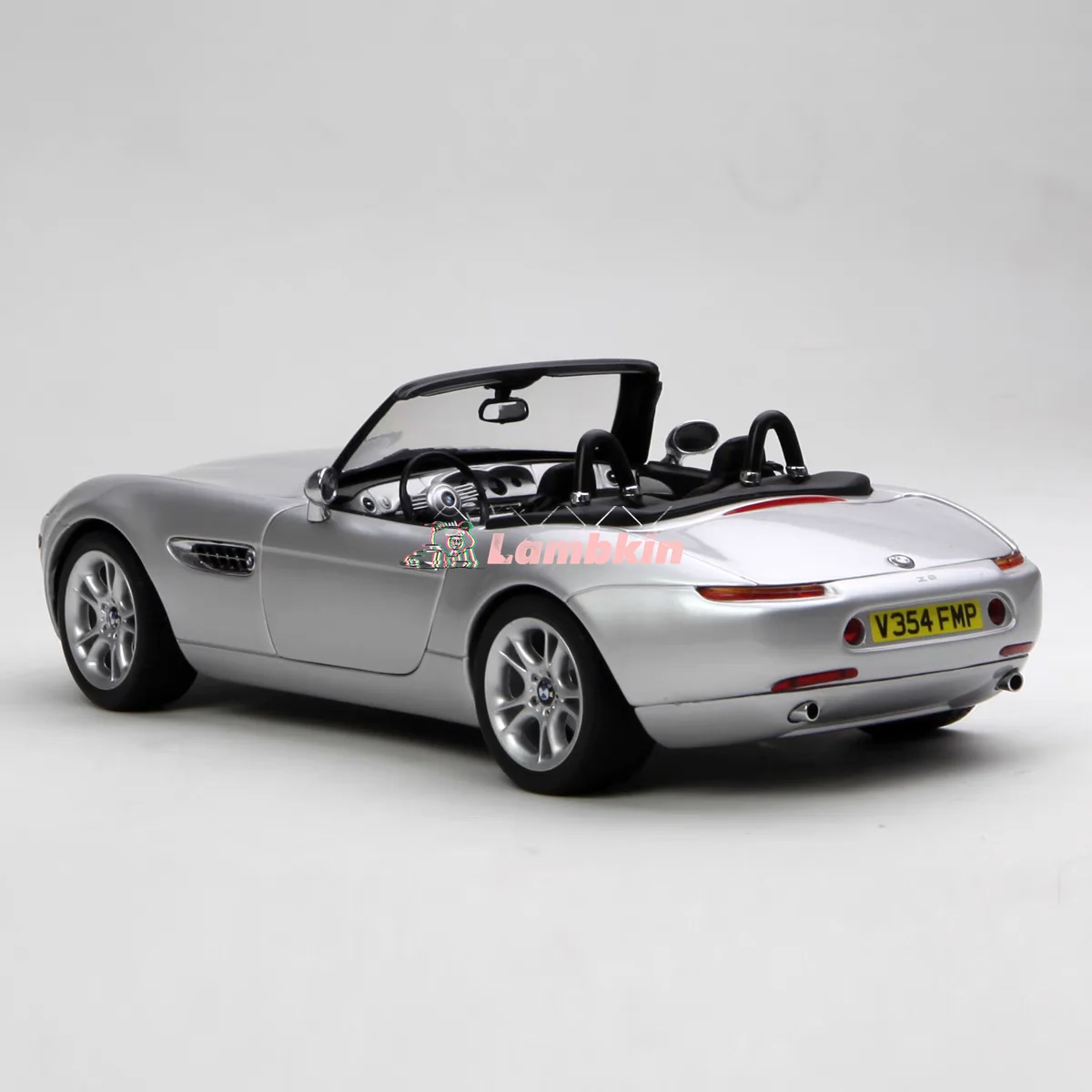 Kyosho 1/18 Originele BMW Z8 Zilver 007 Legering Roadster Model Movie Edition Collectible Gift Ornament Legering