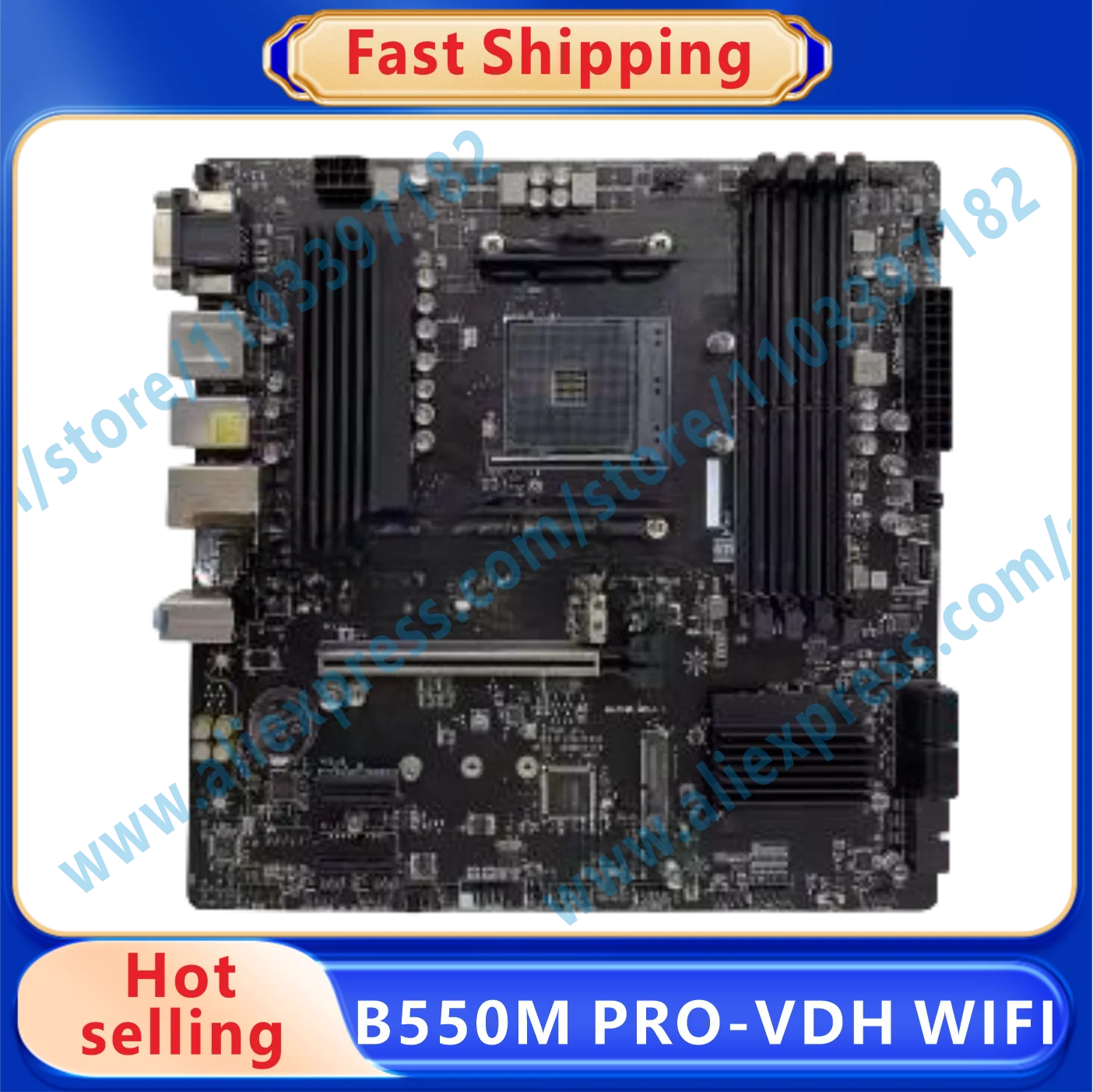 B550M PRO-VDH WIFI AM4 motherboard AMD B550 AM4 DDR4 128GB PCI-E 4.0 SATA III M.2 Micro ATX