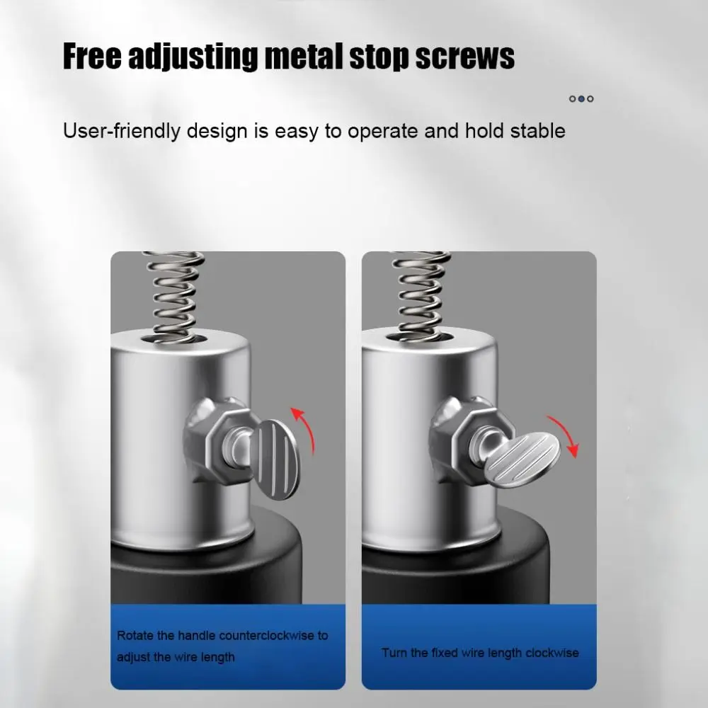 PE and Stainless Steel Drain Cleaning Auger Black Spring Screw Design Universal Kitchen Toilet Unclog Unclog Long Pipes