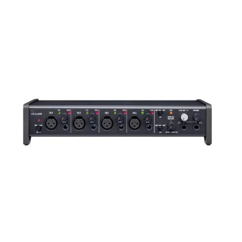 Us-4x4HR Professional USB Audio/MIDI Interface with 4 Mic/line Inputs and A USB-C Port for Multi-track Recording