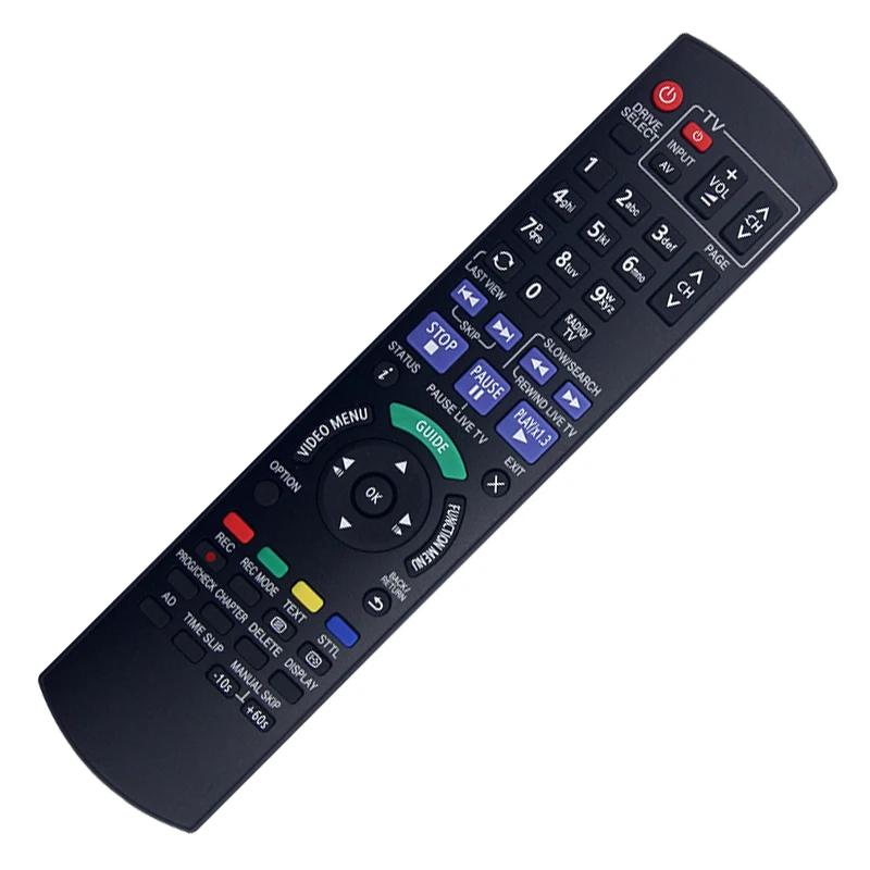 Compatible with Panasonic DVD DMR-EX97EB-K Remote Control N2QAYB001059 Spare Part