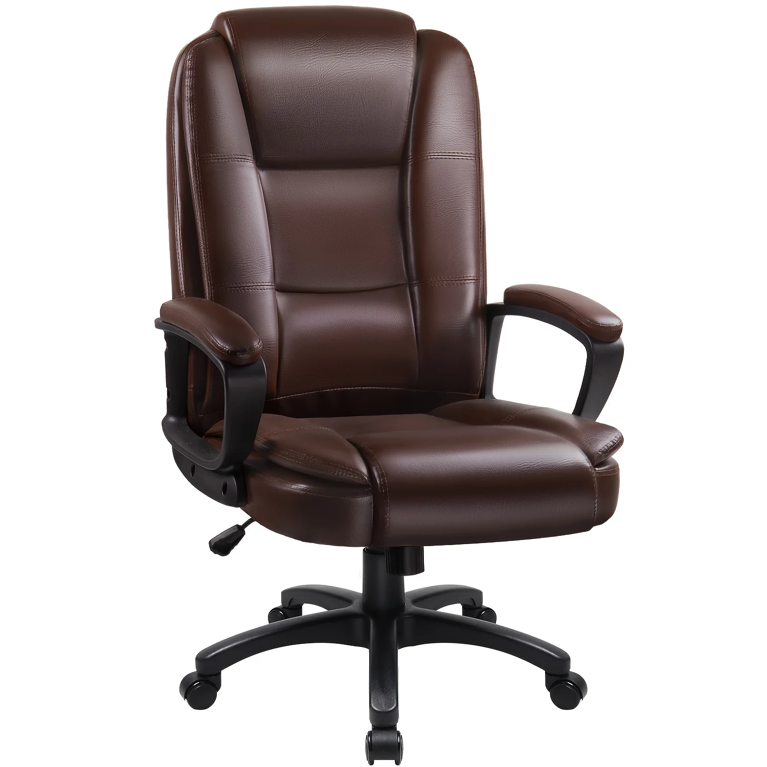 Home Office Desk Chair, 400LBS Big And Tall Computer Executive Chair, Ergonomic PU Leather Chairs with High Back Cushion, Adjustable Armrest &Lumbar Back Support, for Long Time Sitting LODEIJA view 3