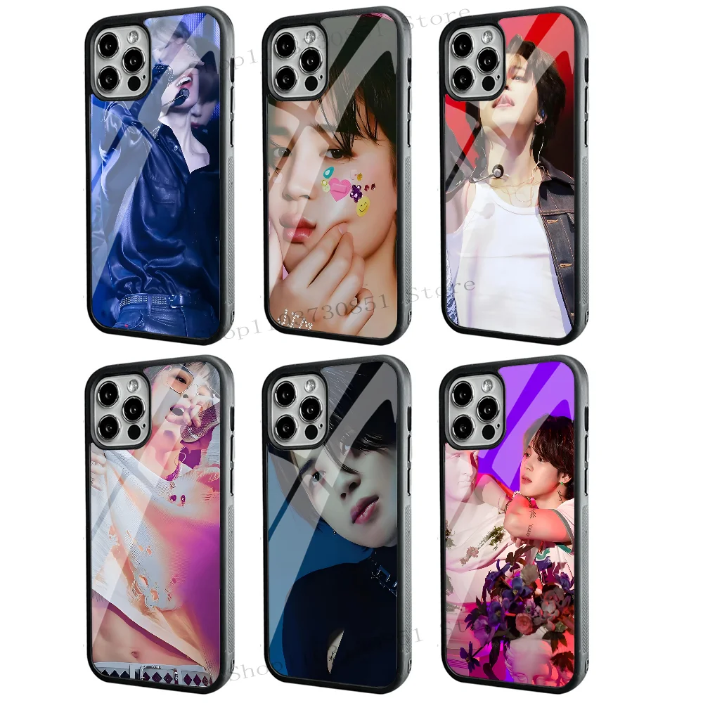 Kpop J-Jimin Phone Case Mobile Phone Cases for iPhone 15 14 13 Pro Max 11 12 Mini Alex Mirror TPU Shell