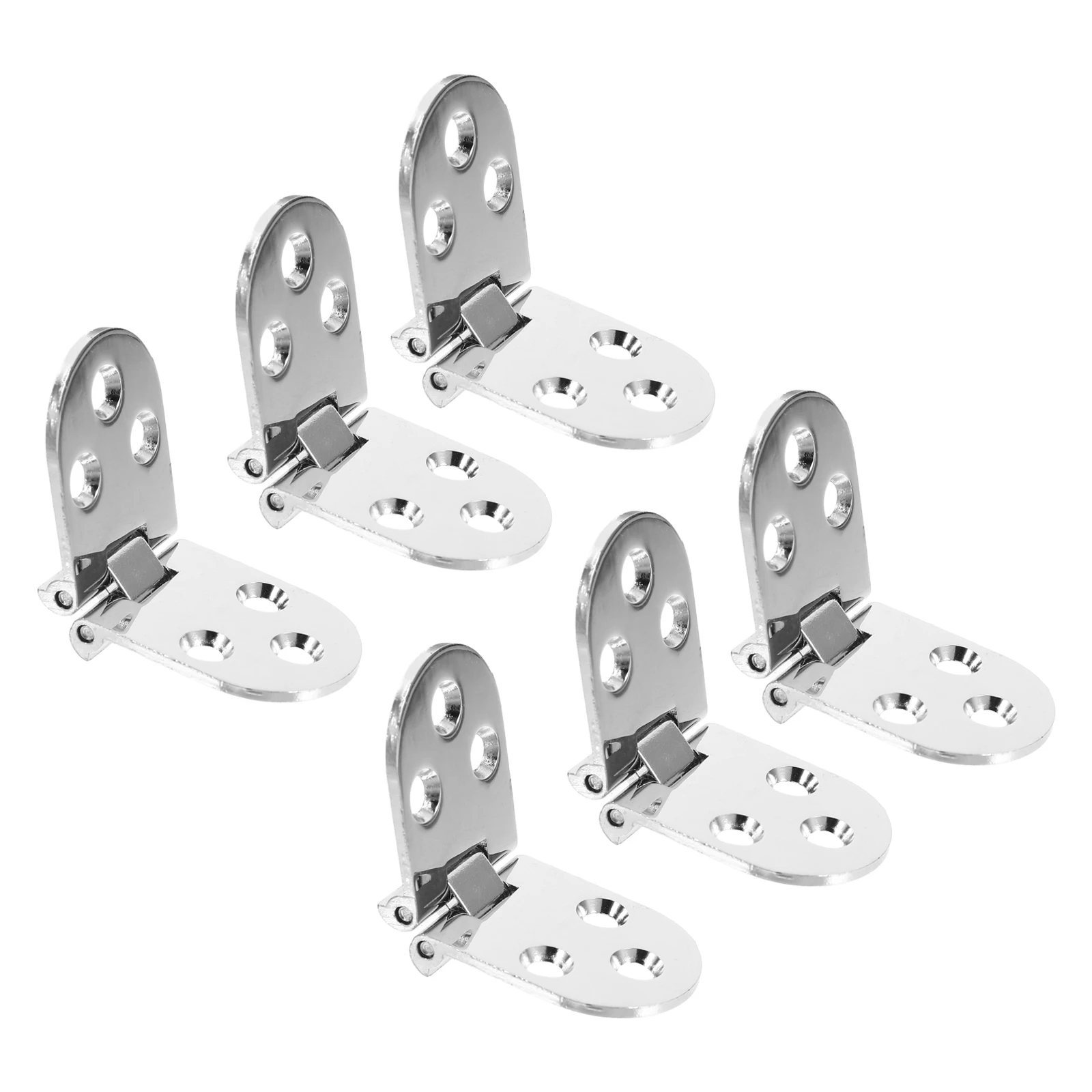 

6Pcs High-Strength Folding Hinge Top Aluminum Alloy Table Hinge Compact Design Hinges Small Furniture Accessories