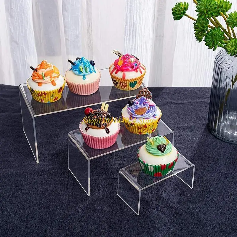 N5KE Clear Collectibles Display Stands Cake Stands for Jewelry for Pop Figur