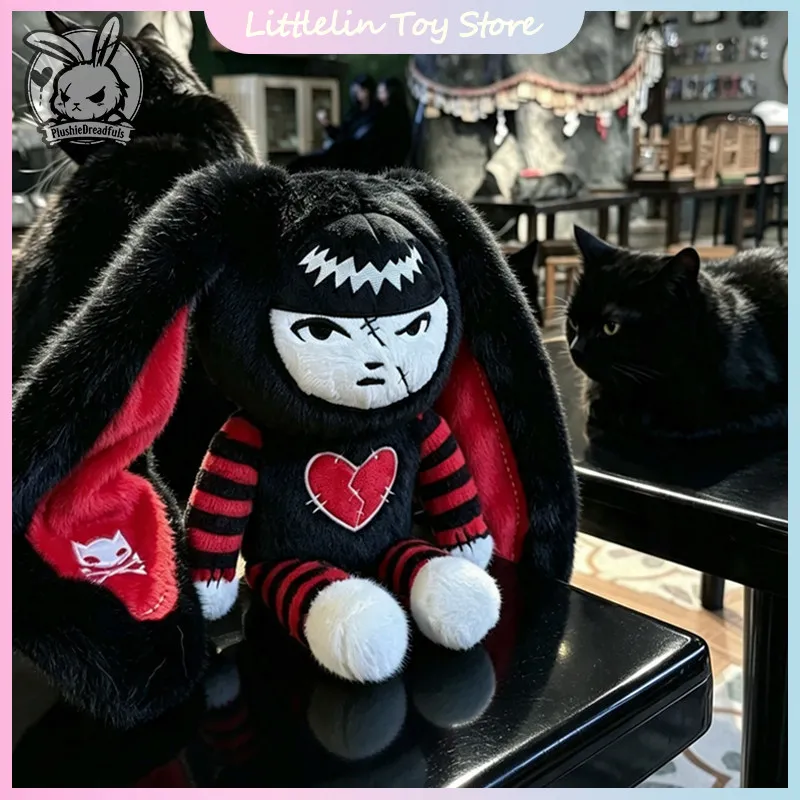 Genuine Emily The Strange X Plushie Dreadfuls Co Branded Limited Edition Original Design Plush Doll Room Ornament Halloween Gift