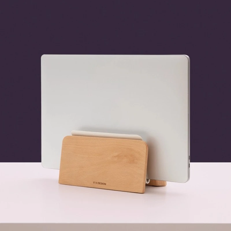 

Vertical Laptop Stand Carbon Steel Computer Holder Space Saving Notebook Riser for Office Tablet and MacBook Display Dock