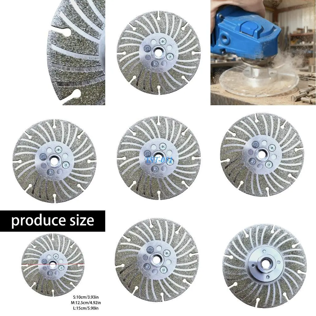 

E15A Grinder Attachment Round Angled Grinding Wheel Abrasive Disc Angled Grinder Sanding Disc Backing Pad Replacement