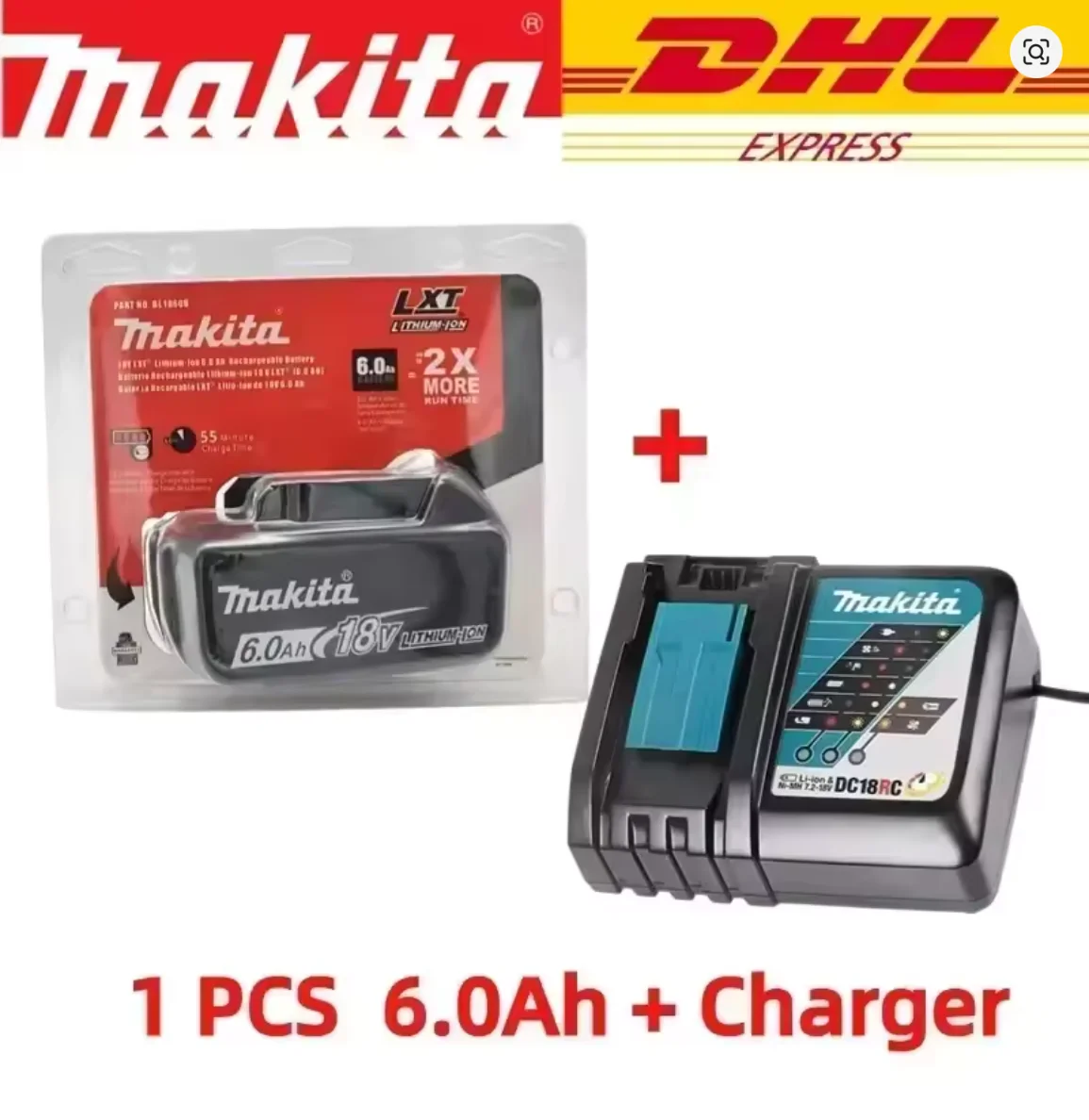

100% Original Makita 5Ah/6Ah, Makita 18V tool Battery BL1840BL1830B BL1850B BL1850 BL1860BL1815 Replacement Lithium Battery