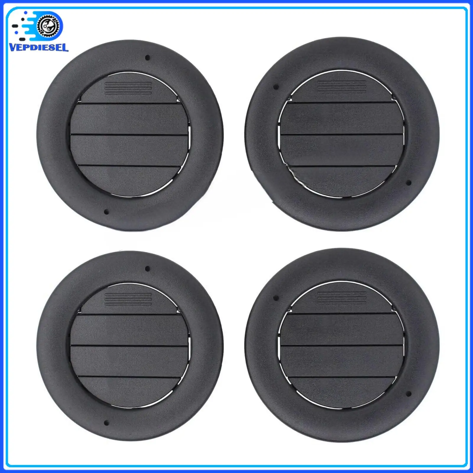 

4Pcs Rear Ceiling Roof AC Air Vent 9C2Z-19893-AD For Ford E-350 Super Duty 2009-2017 Auto Parts