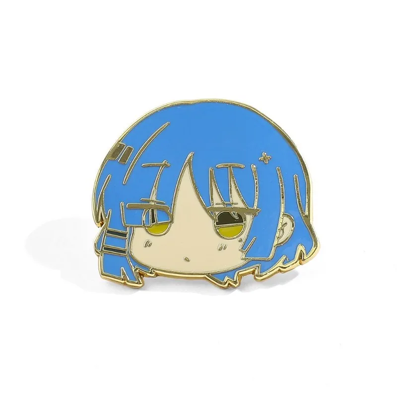Neuer Bocchi the Rock! Gotoh Hitori/Ryo Yamada Ikuyo Kita Metall-Abzeichen mit hohem Farbwert, niedliche Cartoon-Brosche für Kleidung, Rucksack-Medaille – Detail 3