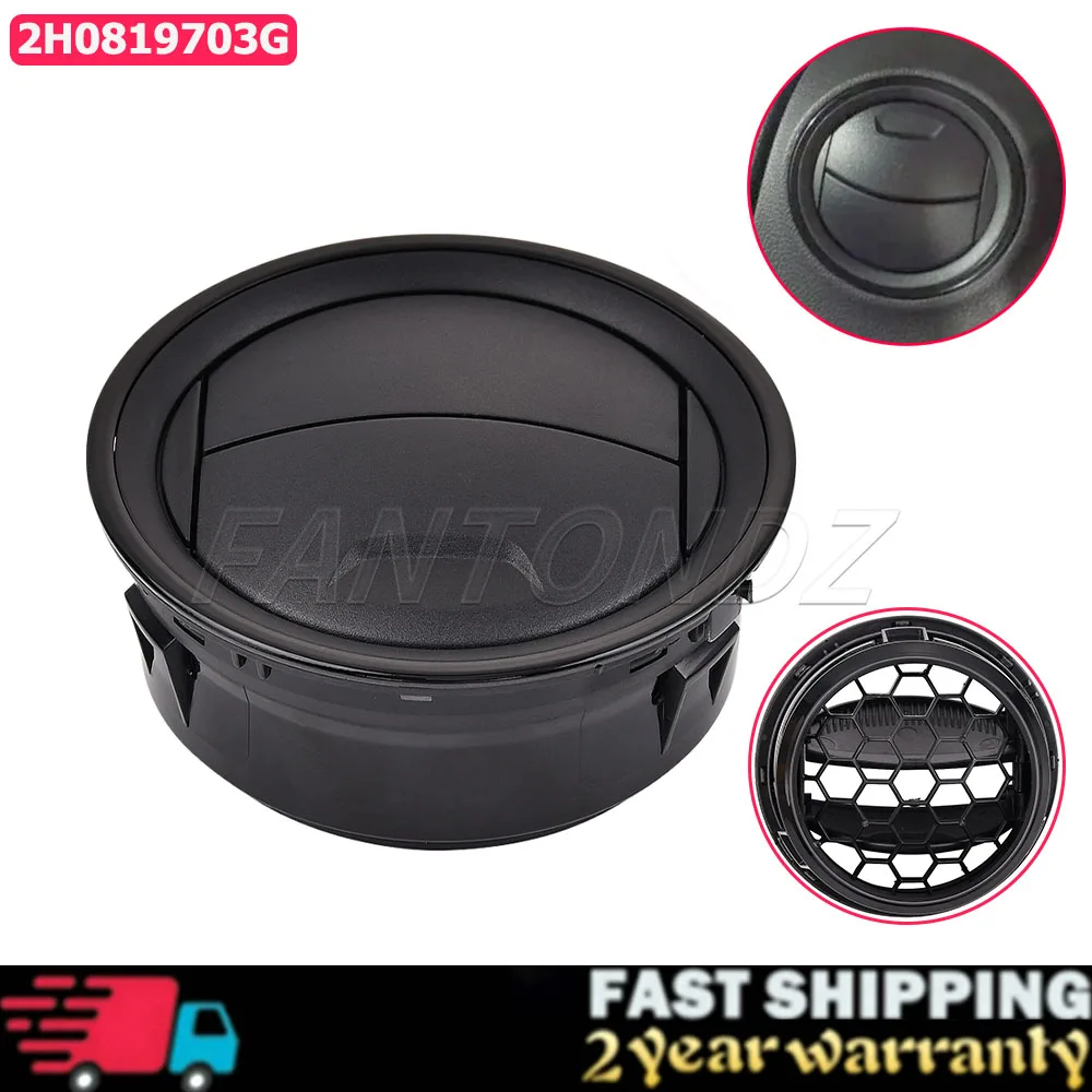 Car Interior Dashboard Air Vent For VW Amarok MK1 2012-2016 2H0819703G AC Grille Diffuser ABS Surround 2H0819703G041
