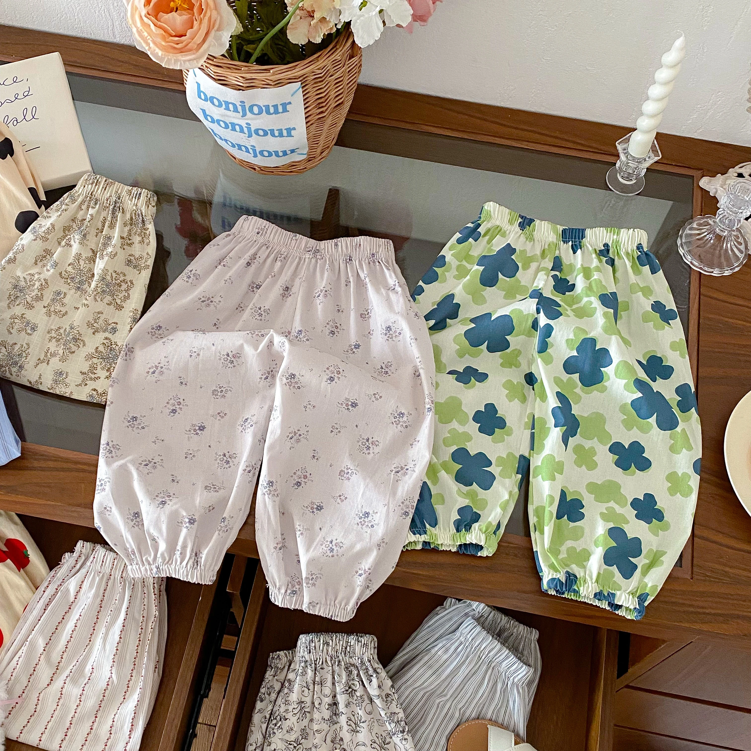 أطفال الصيف السراويل الفتيان الطفل رقيقة فضفاضة سراويل تقليدية ملابس خارجية للأطفال جديد بسيط تنوعا السراويل سراويل تقليدية الموضة