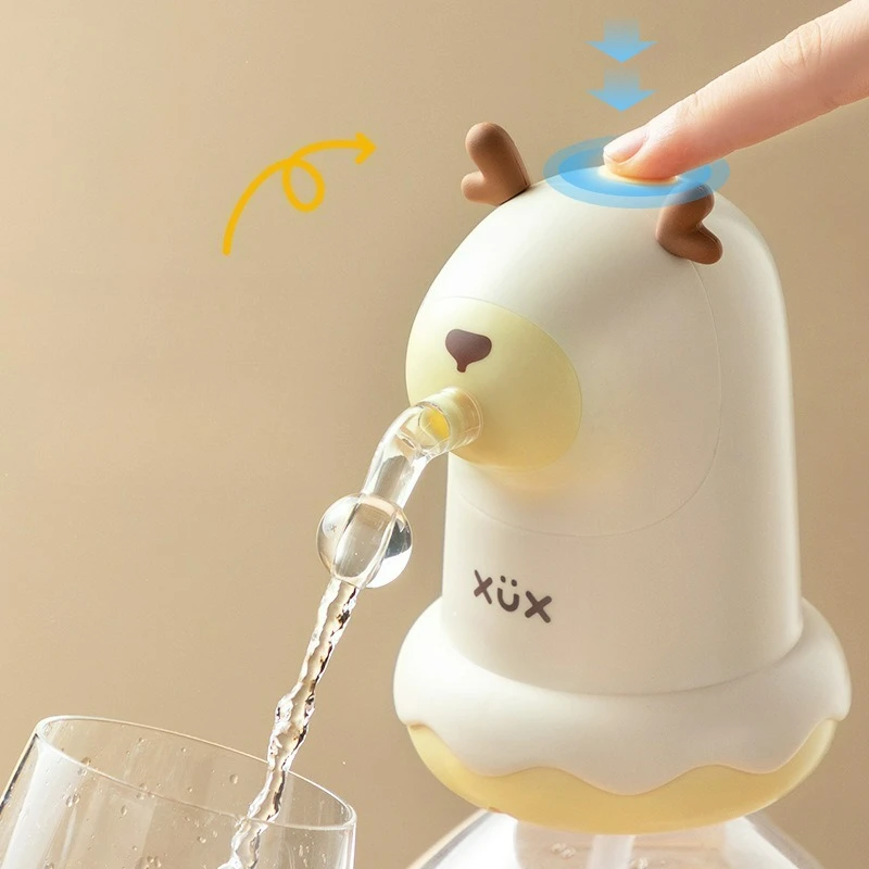 

Электрический насос для воды, интеллектуальное устройство для контроля давления воды, мультяшный электрический диспенсер для воды, мини-автоматический диспенсер для воды