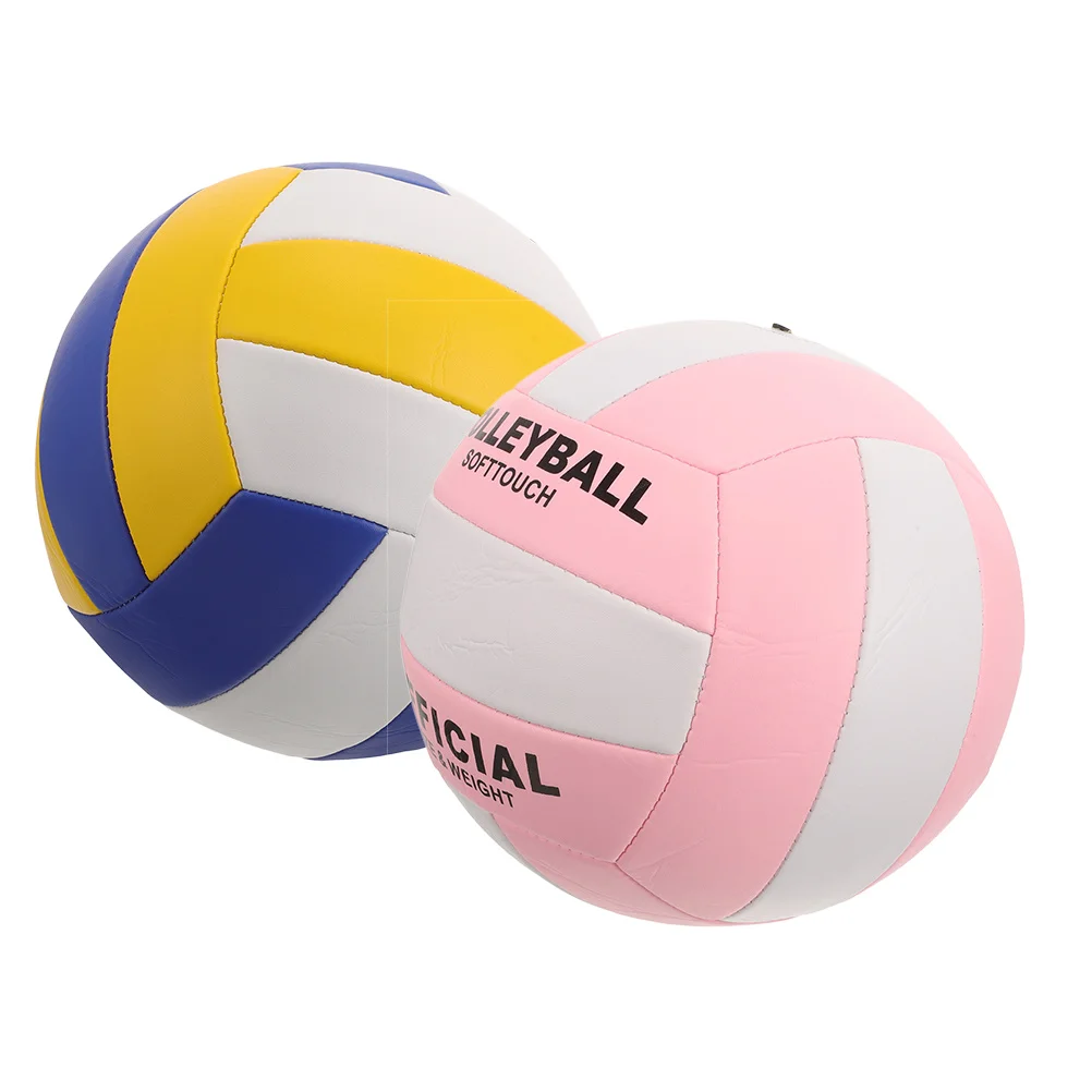 

2Pcs Soft Indoor Volleyball Ball for Training and Practice Excellent Control Durability Bright Colors Entrance Examination
